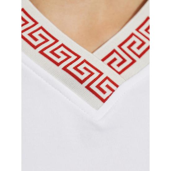 26FW 베르사체 반팔 티셔츠 1A18712 1025427 1W000 WHITE - VERSACE