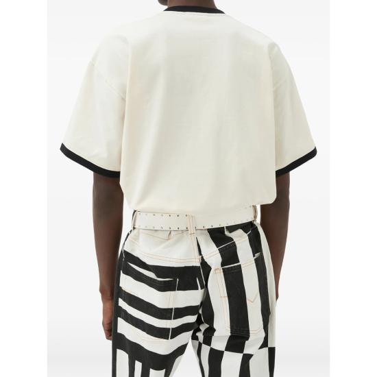26FW 베르사체 반팔 티셔츠 1A18735 1026093 1W790 WHITE - VERSACE