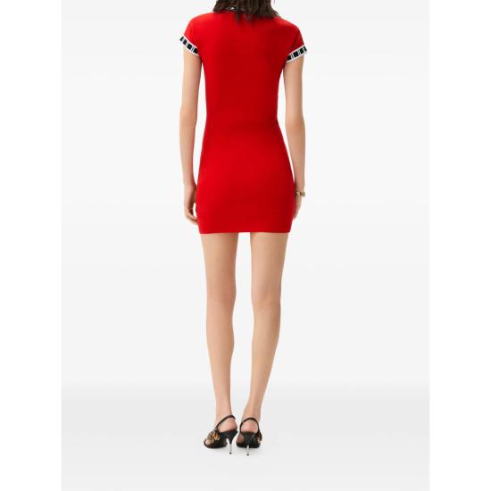 26FW 베르사체 숏 원피스 1A18356 1025767 1RC90 RED - VERSACE