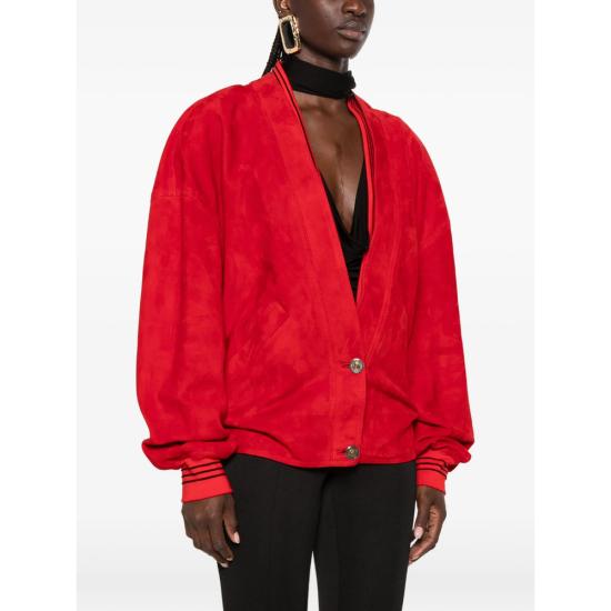 26FW 베르사체 가죽 자켓 1A18380 1025375 1RG50 RED - VERSACE