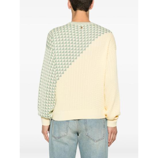 26FW 베르사체 스웨터 1A18328 1025725 2YF50 NEUTRALS GREEN - VERSACE