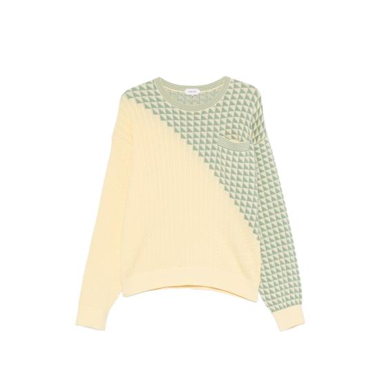 26FW 베르사체 스웨터 1A18328 1025725 2YF50 NEUTRALS GREEN