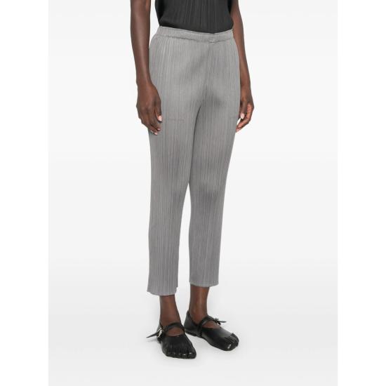 26SS 플리츠플리즈 크롭 팬츠 PP67JF111 12 GREY - PLEATS PLEASE
