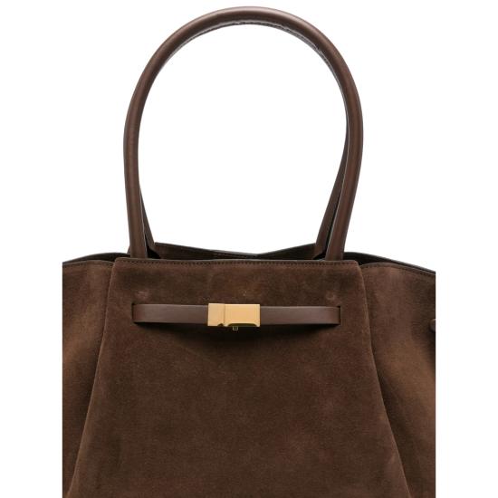 26FW 드멜리어 토트백 D90 SUEDE NEW YORK MOCHA BROWN - DEMELLIER