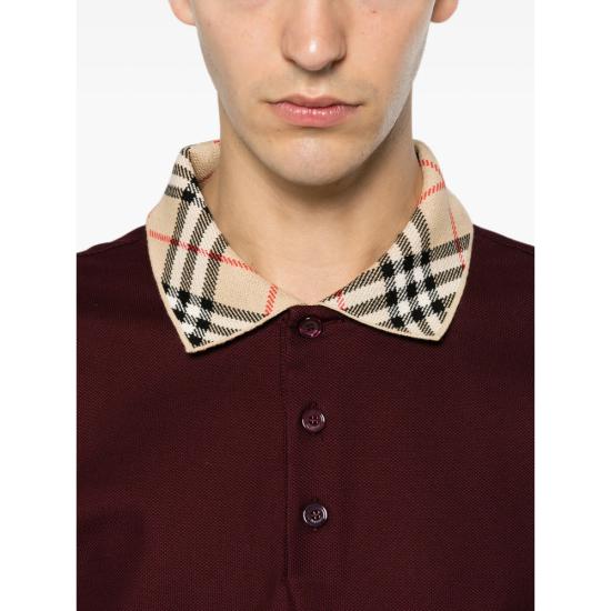 26FW 버버리 폴로 티셔츠 8127677 EVAN C5335 RED - BURBERRY