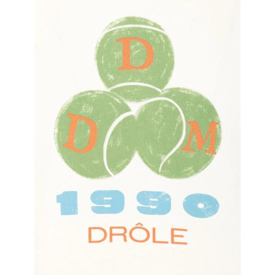 26FW 드롤드무슈 반팔 티셔츠 L TS328 CO248 OFFWH WHITE - DROLE DE MONSIEUR