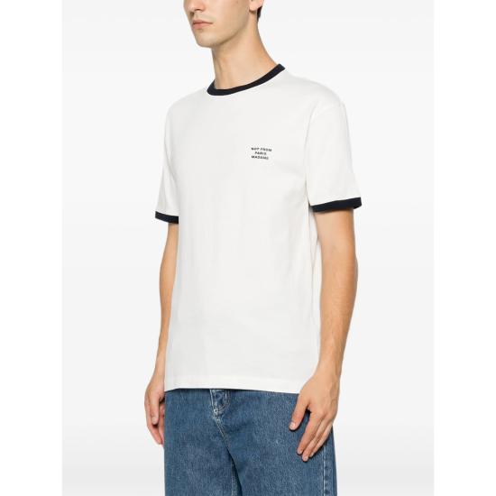 26FW 드롤드무슈 반팔 티셔츠 PERM TS339 CO311 OFFWH WHITE - DROLE DE MONSIEUR