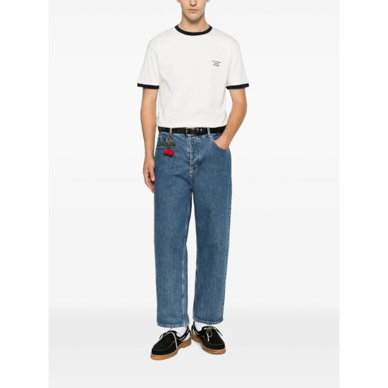 26FW 드롤드무슈 반팔 티셔츠 PERM TS339 CO311 OFFWH WHITE - DROLE DE MONSIEUR