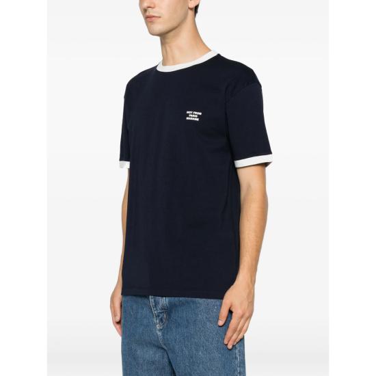 26FW 드롤드무슈 반팔 티셔츠 PERM TS339 CO311 NAVY BLUE - DROLE DE MONSIEUR