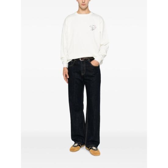 26FW 드롤드무슈 긴팔 티셔츠 L TS340 CO248 OFFWH WHITE - DROLE DE MONSIEUR