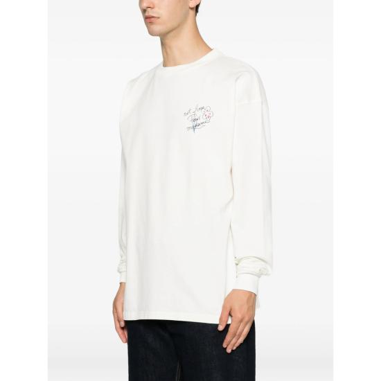26FW 드롤드무슈 긴팔 티셔츠 L TS340 CO248 OFFWH WHITE - DROLE DE MONSIEUR
