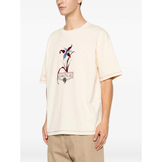 26FW 드롤드무슈 반팔 티셔츠 L TS331 CO248 LIBEI NEUTRALS - DROLE DE MONSIEUR