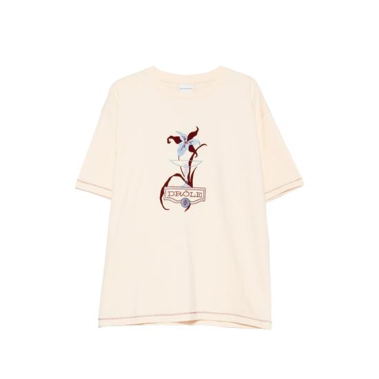 26FW 드롤드무슈 반팔 티셔츠 L TS331 CO248 LIBEI NEUTRALS