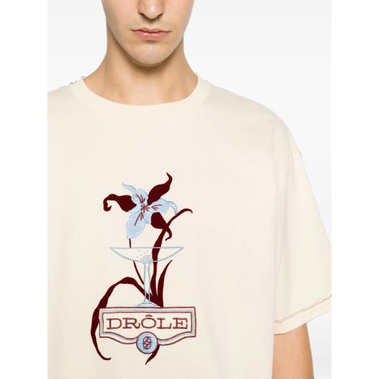 26FW 드롤드무슈 반팔 티셔츠 L TS331 CO248 LIBEI NEUTRALS - DROLE DE MONSIEUR