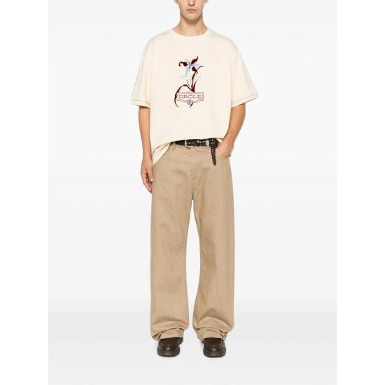 26FW 드롤드무슈 반팔 티셔츠 L TS331 CO248 LIBEI NEUTRALS - DROLE DE MONSIEUR