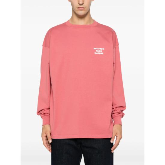 26FW 드롤드무슈 긴팔 티셔츠 L TS286 CO248 BPIN PINK - DROLE DE MONSIEUR