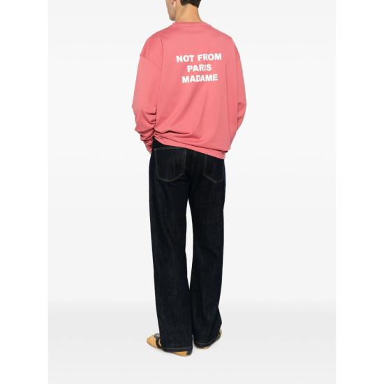 26FW 드롤드무슈 긴팔 티셔츠 L TS286 CO248 BPIN PINK - DROLE DE MONSIEUR
