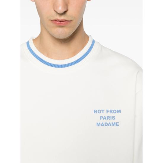 26FW 드롤드무슈 스웨터 L SW140 CO127 OFFWH WHITE - DROLE DE MONSIEUR