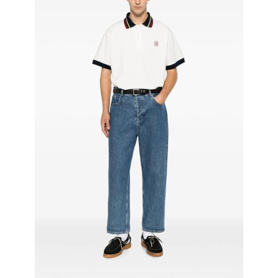 26FW 드롤드무슈 폴로 티셔츠 L PL152 CO264 OFFWH WHITE - DROLE DE MONSIEUR
