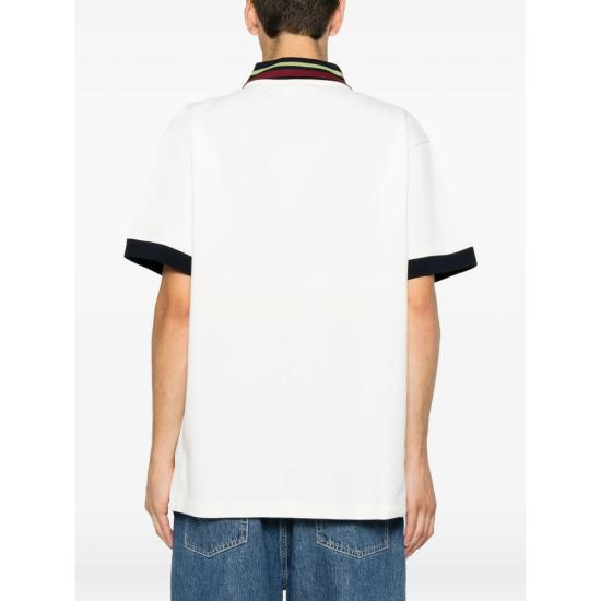 26FW 드롤드무슈 폴로 티셔츠 L PL152 CO264 OFFWH WHITE - DROLE DE MONSIEUR