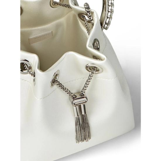 26FW 지미추 토트백 BON BON VKM IVOCR SILVER - JIMMY CHOO