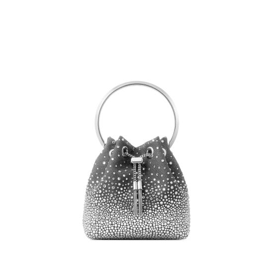 26FW 지미추 토트백 BON BON VUQ BKCRY BLACK