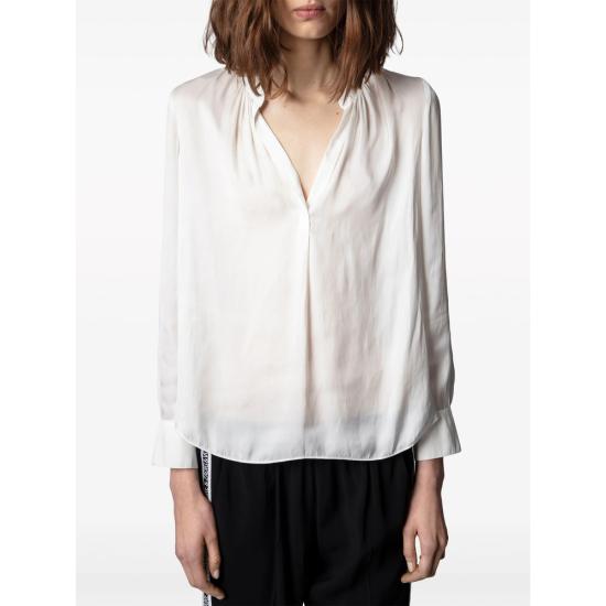 26FW 자딕앤볼테르 블라우스 WWSH00033 ECRU WHITE - ZADIG & VOLTAIRE