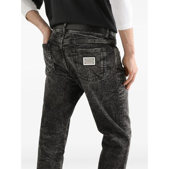 26FW 돌체앤가바나 데님 팬츠 GY07CD G8PI6 S9001 BLACK - DOLCE & GABBANA