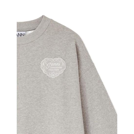 26FW 가니 긴팔 티셔츠 A1060070 920 GREY - GANNI