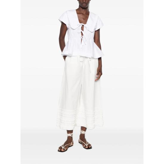 26FW 가니 블라우스 A1040341 151 WHITE - GANNI