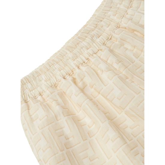 26SS [키즈] 펜디 쇼츠/버뮤다 AY8C JUF180 F1P2N NEUTRALS - FENDI
