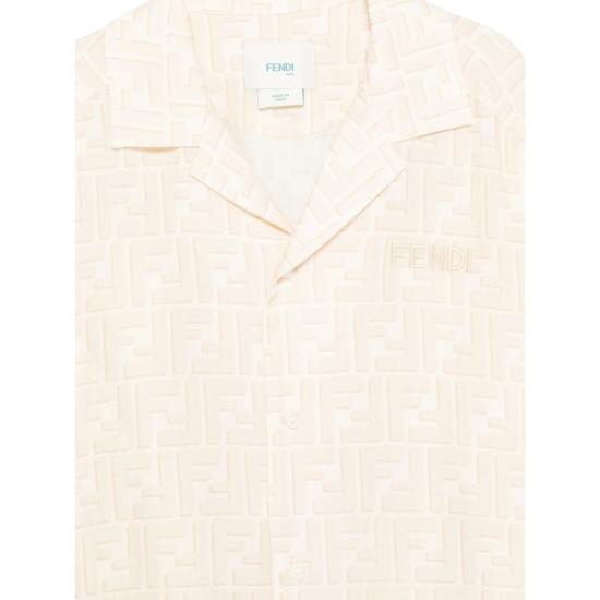 26SS [키즈] 펜디 셔츠 AY8C JUC109 F1P2N NEUTRALS - FENDI