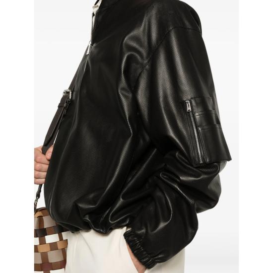 26SS 펜디 가죽 자켓 AVZZ FPJ156 F0GME BLACK - FENDI
