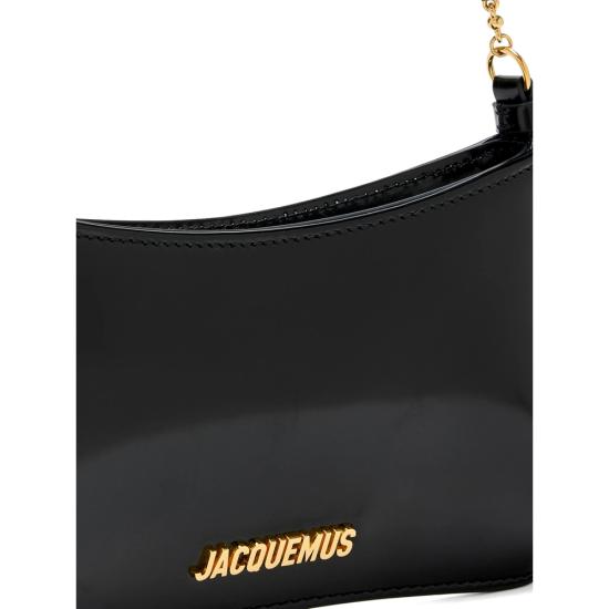 26FW 자크뮈스 쁘띠 비주 체인 숄더백 BAW00404 BC18A01 990 BLACK - JACQUEMUS