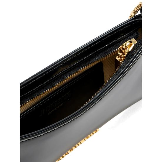 26FW 자크뮈스 쁘띠 비주 체인 숄더백 BAW00404 BC18A01 990 BLACK - JACQUEMUS