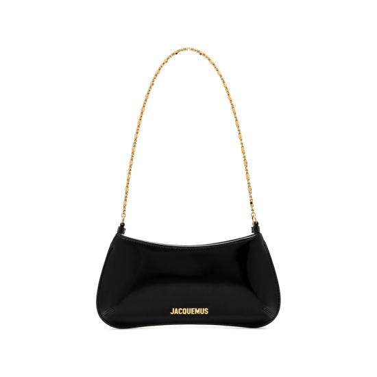 26FW 자크뮈스 쁘띠 비주 체인 숄더백 BAW00404 BC18A01 990 BLACK