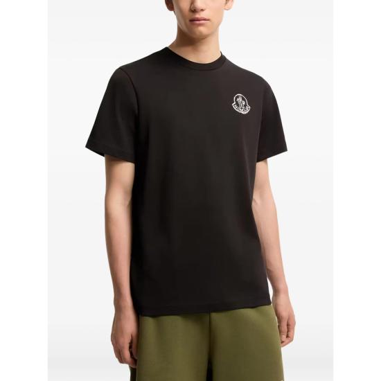 26FW 몽클레어 폴로 티셔츠 89AUG 8C000 25 999 BLACK - MONCLER