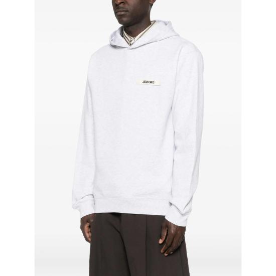26FW 자크뮈스 그로그랭 후드 티셔츠 HOM00247 AJ00126 950 GREY - JACQUEMUS