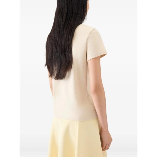 26FW 자크뮈스 그로그랭 로고 솟슬리브 티셔츠 TSW00550 AJ00029 131 NEUTRALS - JACQUEMUS
