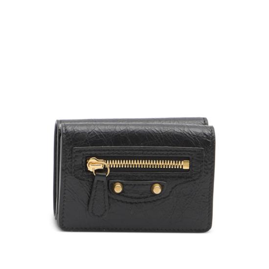 26SS 발렌시아가 지갑 810669 210F6 1000 BLACK