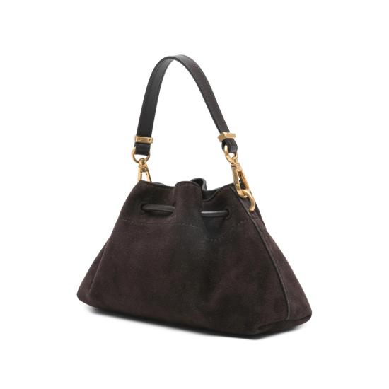 26FW 지미추 토트백 CINCH SMALL SUE COFGO BROWN - JIMMY CHOO