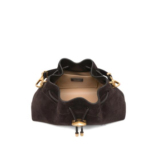 26FW 지미추 토트백 CINCH SMALL SUE COFGO BROWN - JIMMY CHOO