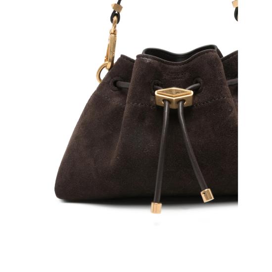 26FW 지미추 토트백 CINCH SMALL SUE COFGO BROWN - JIMMY CHOO