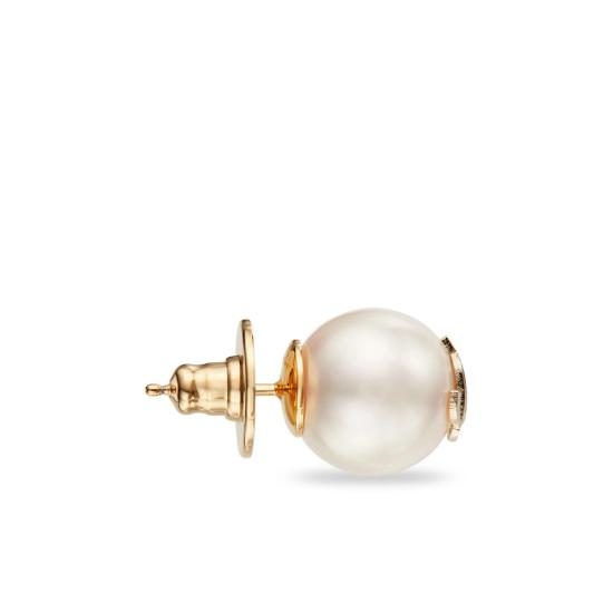 26FW 지미추 이어링 JC PEARL STUDS DXQ GOLWH WHITE GOLD - JIMMY CHOO