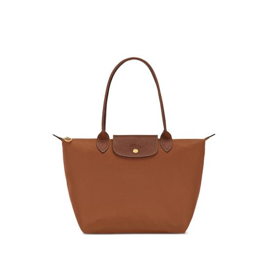 26FW 롱샴 르 플리아쥬 오리지널 M 숄더백 L2605089 504 BROWN