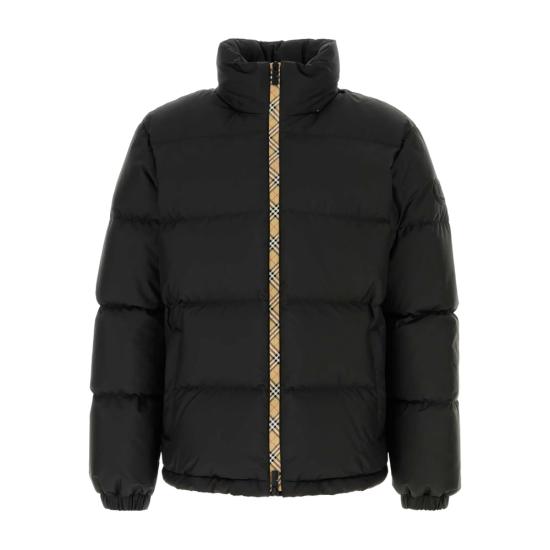 26FW 버버리 체크 테이프 스노우든 푸퍼 자켓 8110196 SNOWDON A1189 BLACK