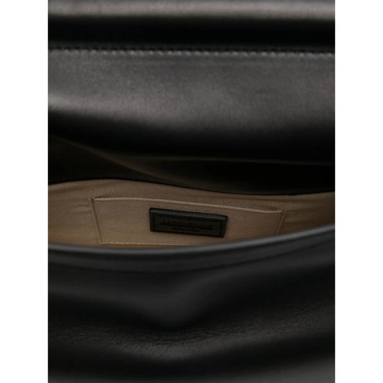 26FW 자크뮈스 론드 까레 클러치 BAW00356 AC27L14 990 BLACK - JACQUEMUS