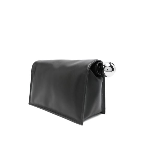 26FW 자크뮈스 론드 까레 클러치 BAW00356 AC27L14 990 BLACK - JACQUEMUS