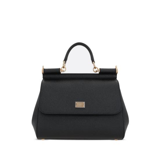 26FW 돌체앤가바나 라지 시실리 핸드백 BB6002 B1001 80999 BLACK