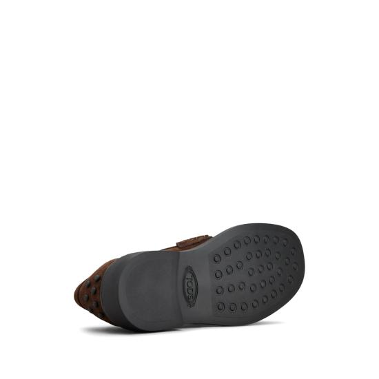 26FW 토즈 스웨이드 페니 로퍼 XXW20L0IP70R E0S611 BROWN - TODS
